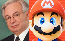 foto di mario sagale con a fianco quella di supermario