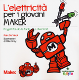 copertina con due robot rossi disegnati